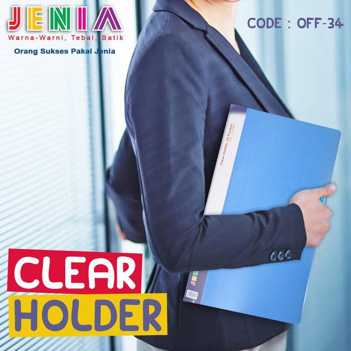 

CLEAR HOLDER ALAT KANTOR 20 SHEETS (OFF-34)