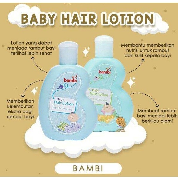 Jual BAMBI BABY HAIR LOTION 100ML Indonesia|Shopee Indonesia