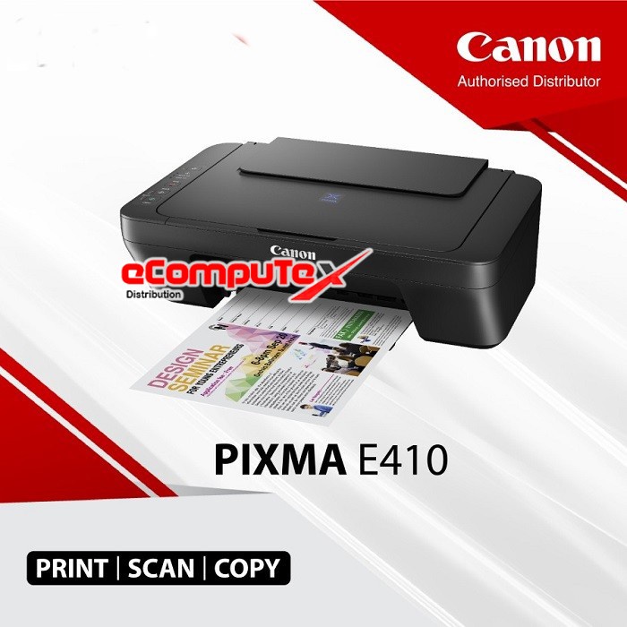 PRINTER CANON E-410 E410 MULTI FUNCTION PRINT SCAN COPY GARANSI RESMI