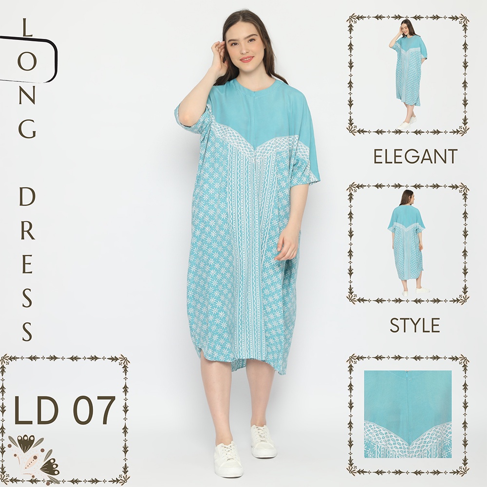 LONGDRES PREMIUM SILKY KAFTAN  BATIK SOFT