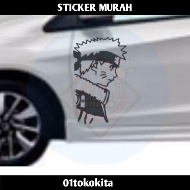 stiker cutting anime naruto kecil untuk mobil murah dan berkualitas