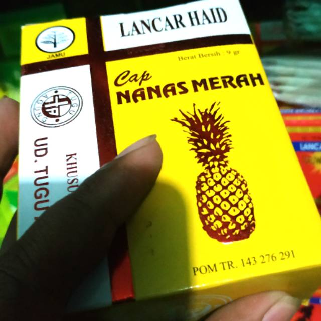 

Jamu Lancar Haid Cap Nanas / Merah / Terlambat Bulan /Nyeri Haid