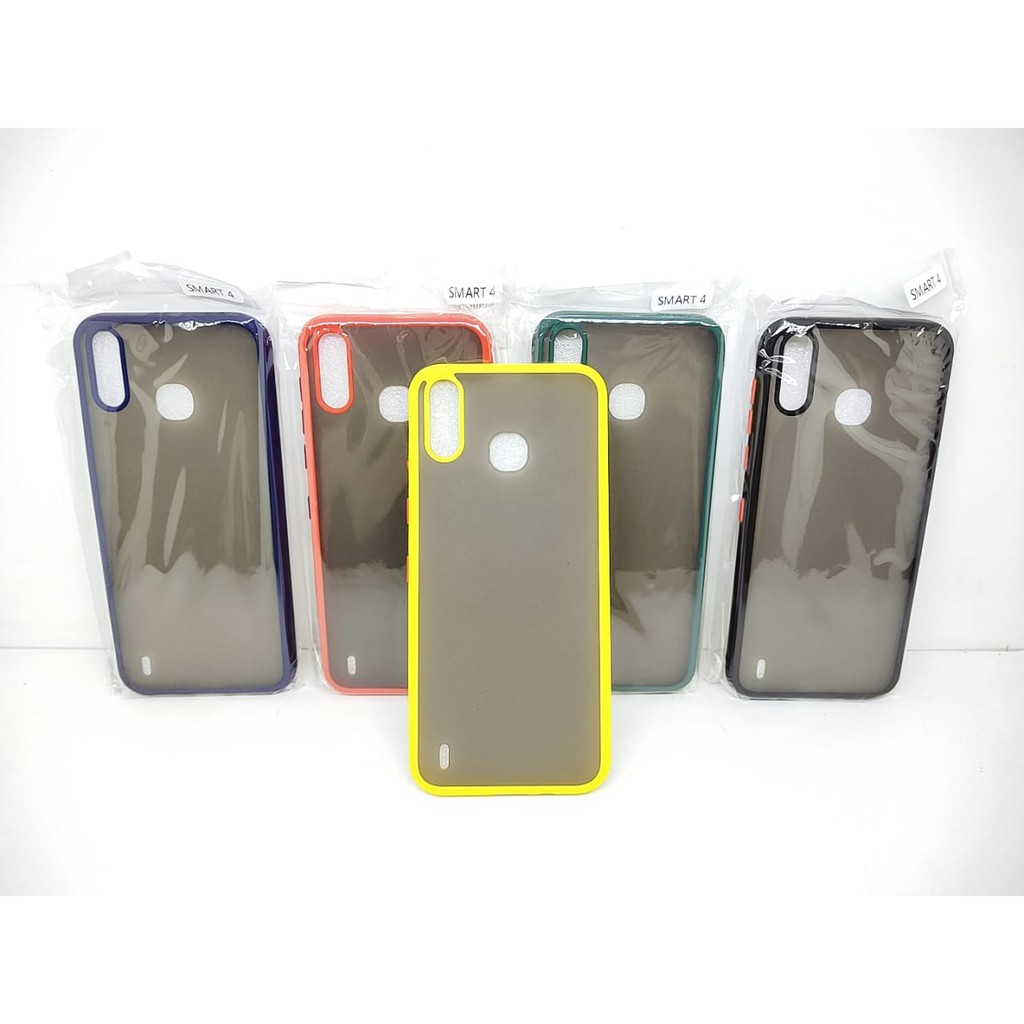 Bumper AERO CASE Infinix Smart 4 X653 6.6Inc Hardcase My Choice List Warna Matte