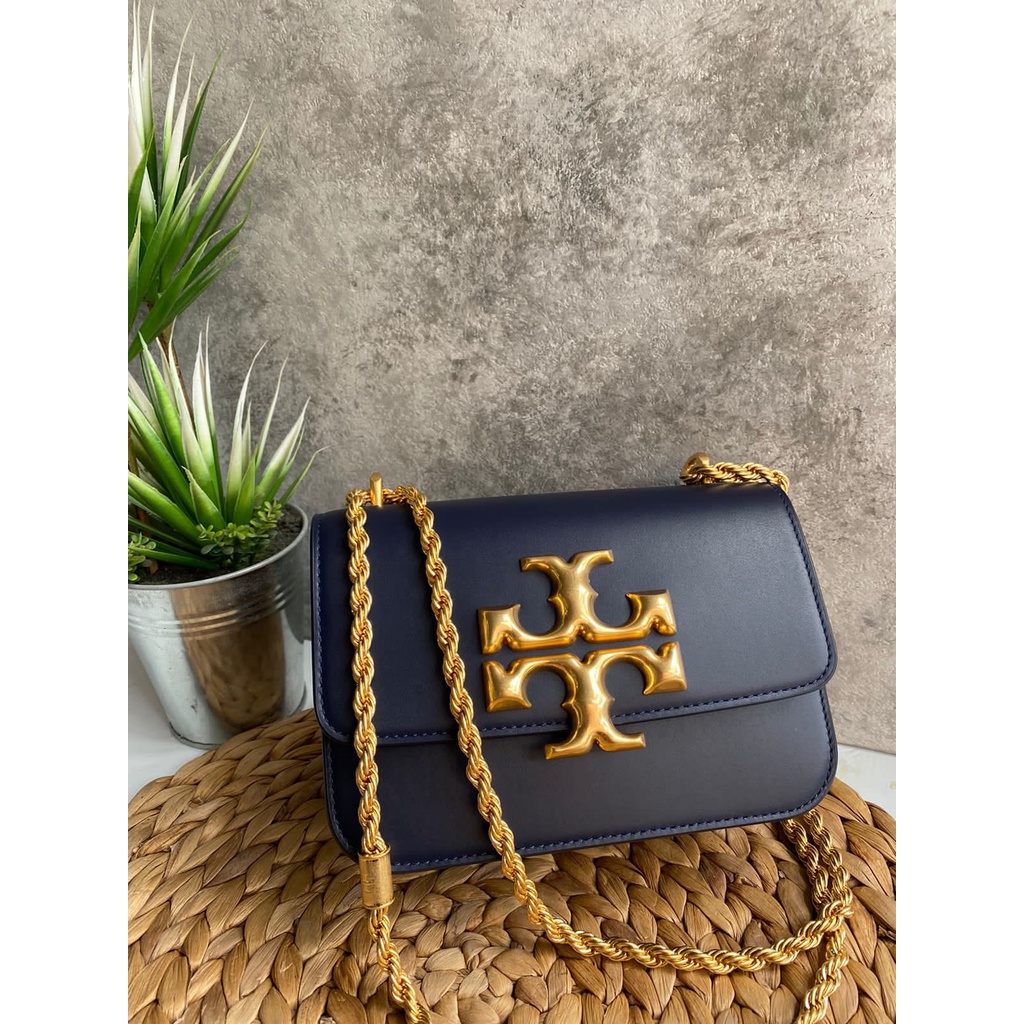 Tas Tory Burch Eleanor Small Navy New Original