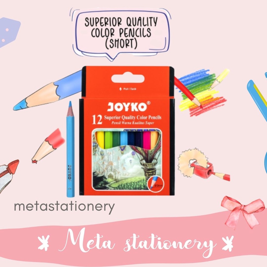

Color Pencils / Pensil Warna Joyko CP-102 12 Warna