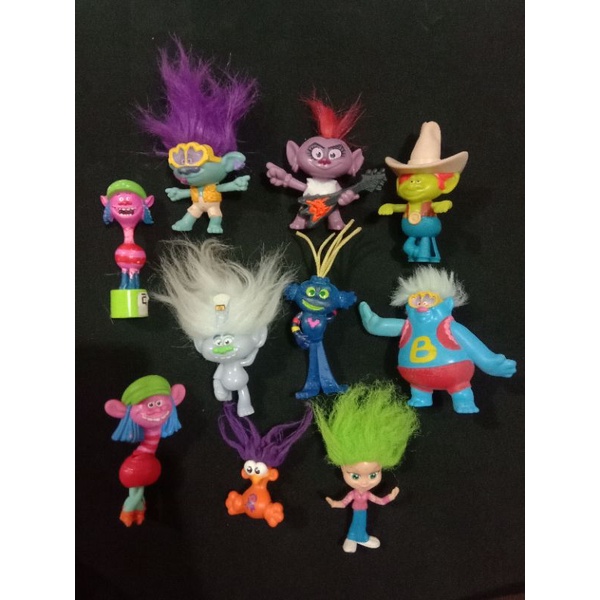 Updete 19-08-2025 MCD McDonald Happy Meal Trolls Action Figure