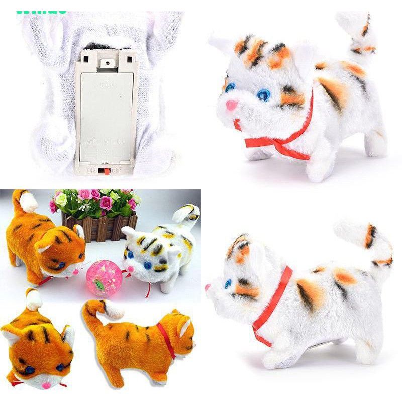 COD mainan boneka kucing nyala dan bisa jalan harga satuan