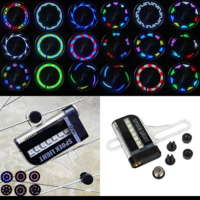 Spoke light sepeda anti air
