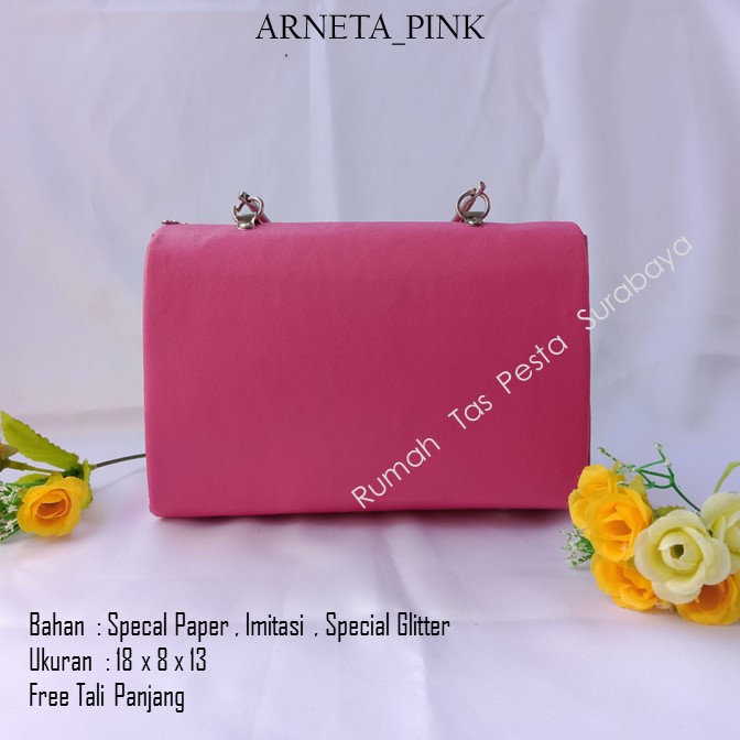 Tas Elegant,Tas Lucu,Tas Murah,ARNETA_Pink