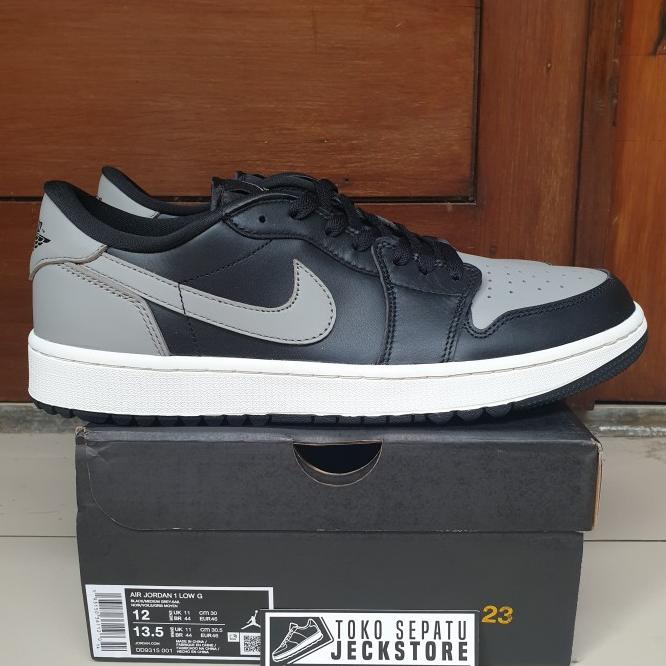 Sepatu Nike Air Jordan 1 Low Golf Shadow Black Unauthorized Authentic