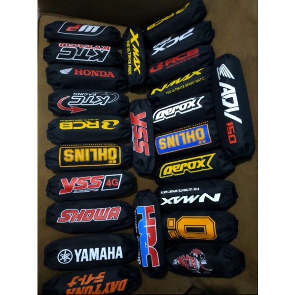 sarung shock cover shok belakang motor matic beat aerox nmax pcx vario mio universal premium