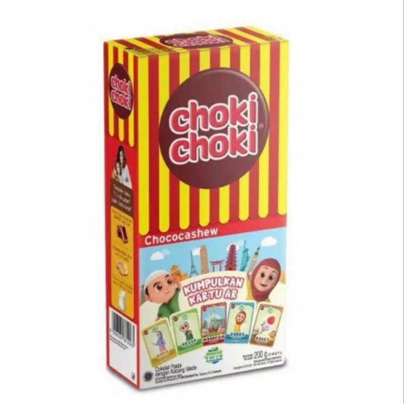 

Choki Choki Chococashew - Netto 20 pcs x 10gr