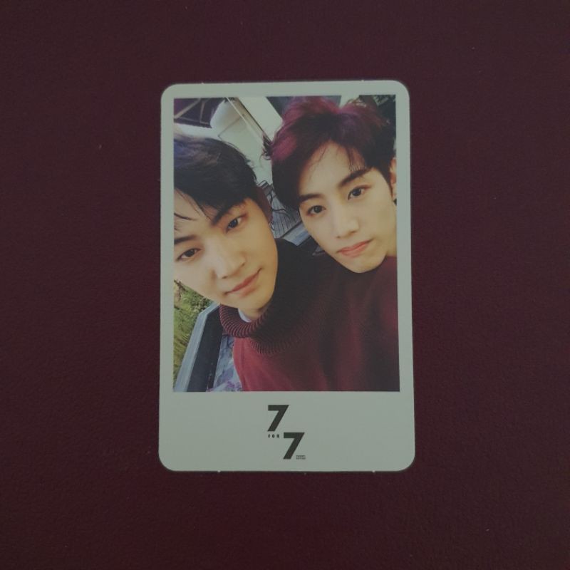 GOT7 JB Mark 7 for 7 747 Unit Present Edition Official Photocard PC