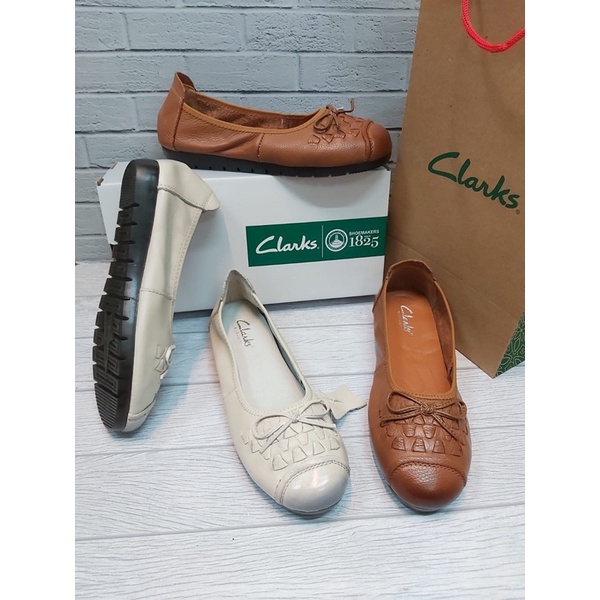 Clarks Shoes 739 100% kulit sapi asli