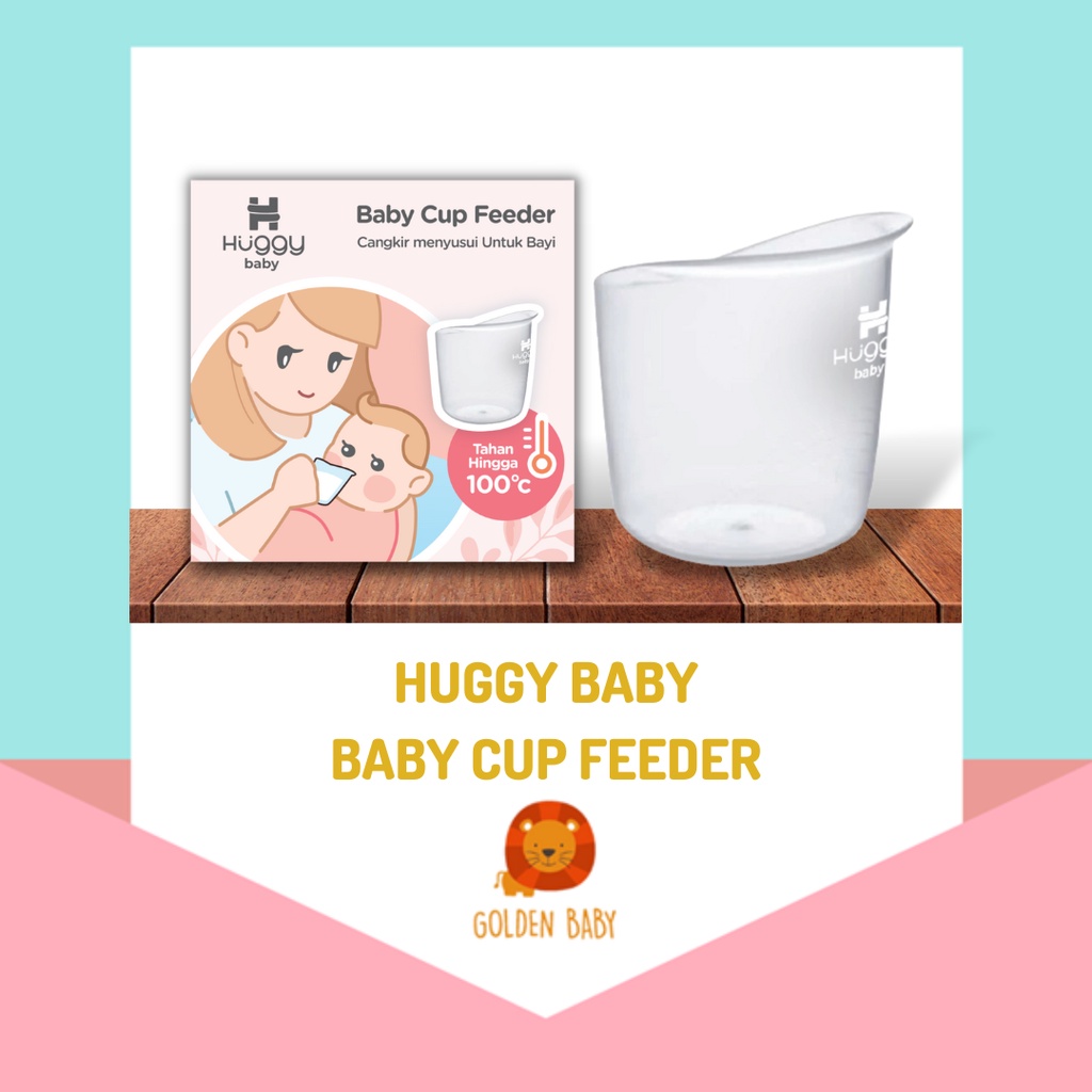 Huggy Baby FD001 Baby Cup Feeder | Gelas Sloki Cangkir Bingung Puting ASIP