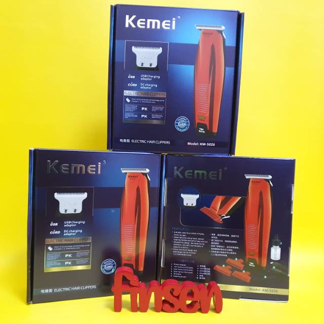 Clipper kemei km5026/clipper kemei km5026/alat cukur rambut kemei/kemei clipper original/clipper