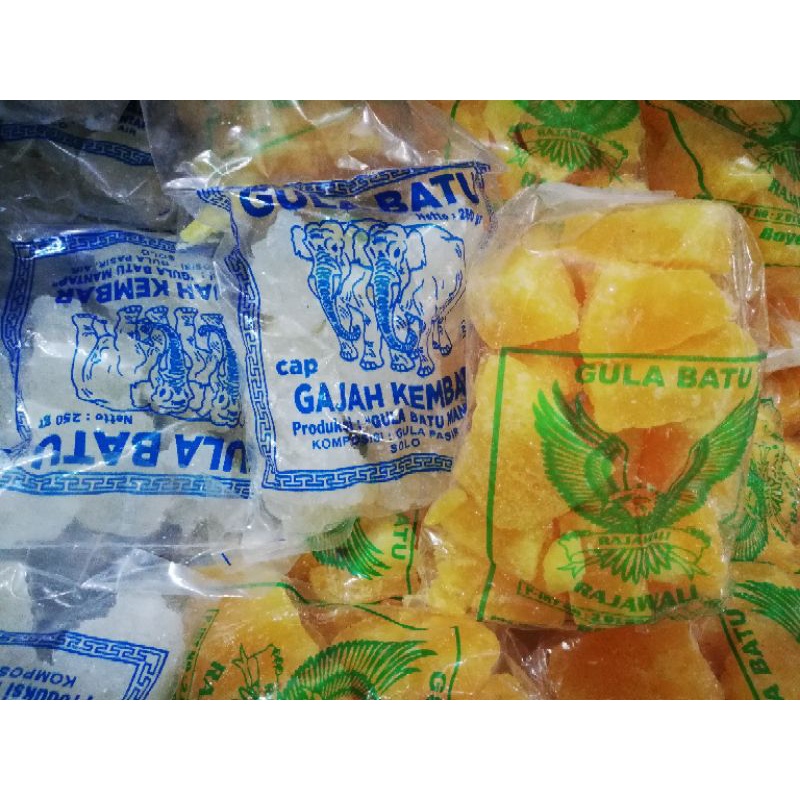 

Gula Batu Tersedia putih dan Kuning 500Gr