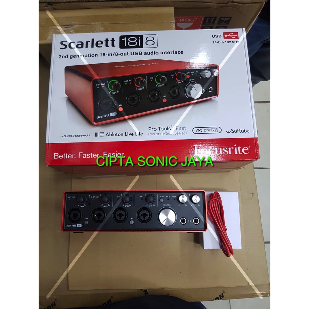 Focusrite Scarlett 18i8 3rd Generation - USB Audio Interface ORIGINAL