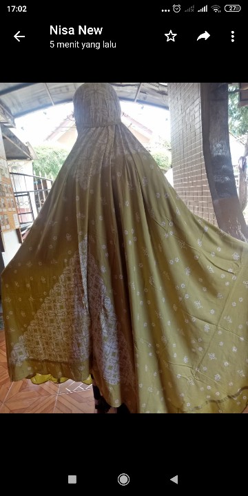 Mukena Batik Pekalongan Terbaru 2021  Mukena Terbaru 2021