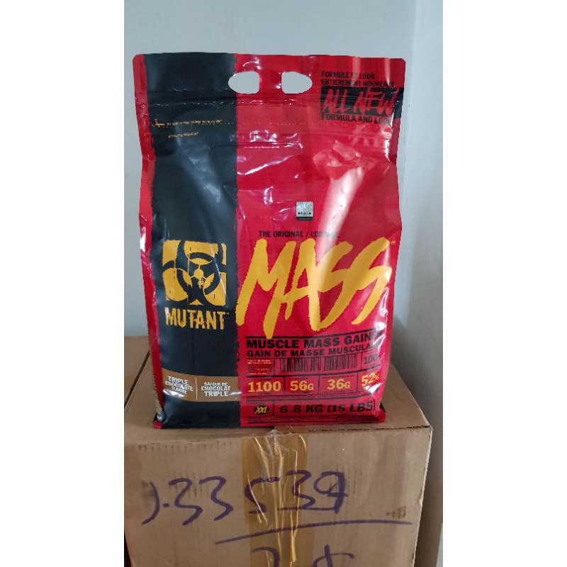 Susu Suplemen Penambah Berat Badan Mutant Mass 15lbs Gainer mutantmass mass weight gainer
