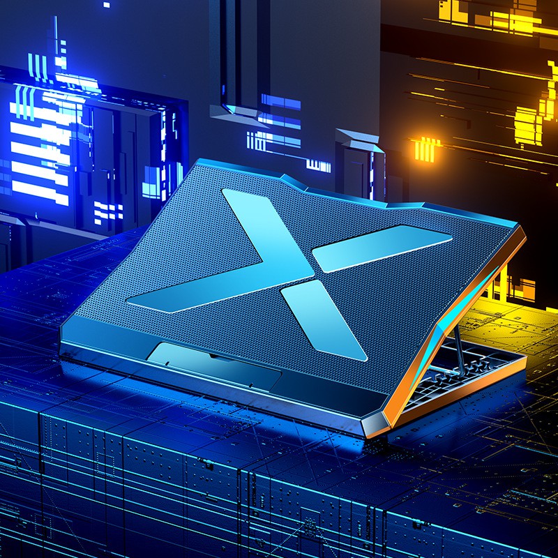 MC Gaming Cooling Pad Laptop 6 Fan - Black