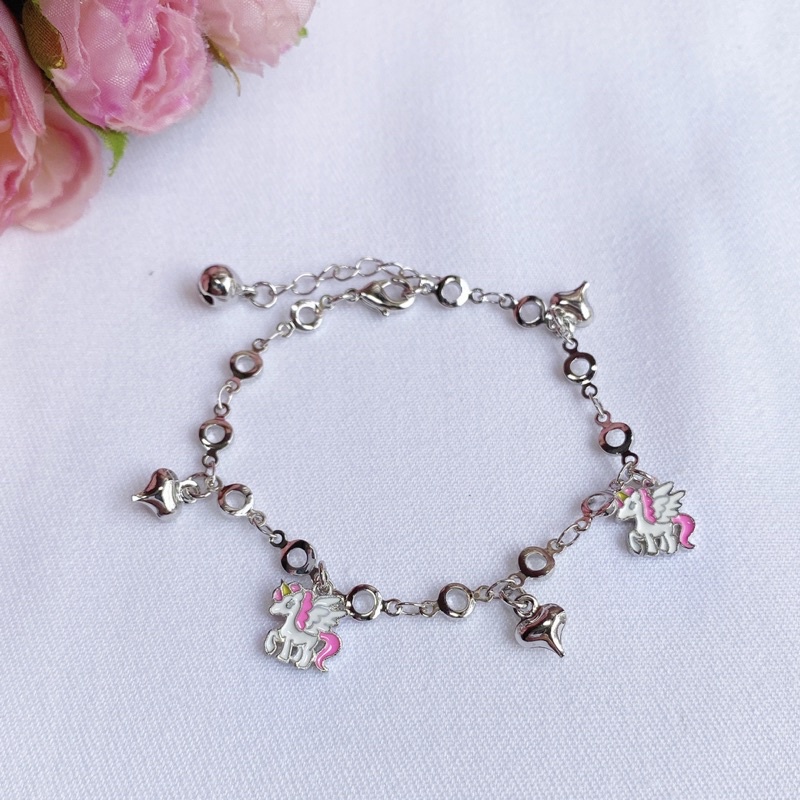 Gelang Anak Unicorn Lapis Emas Anti Karat