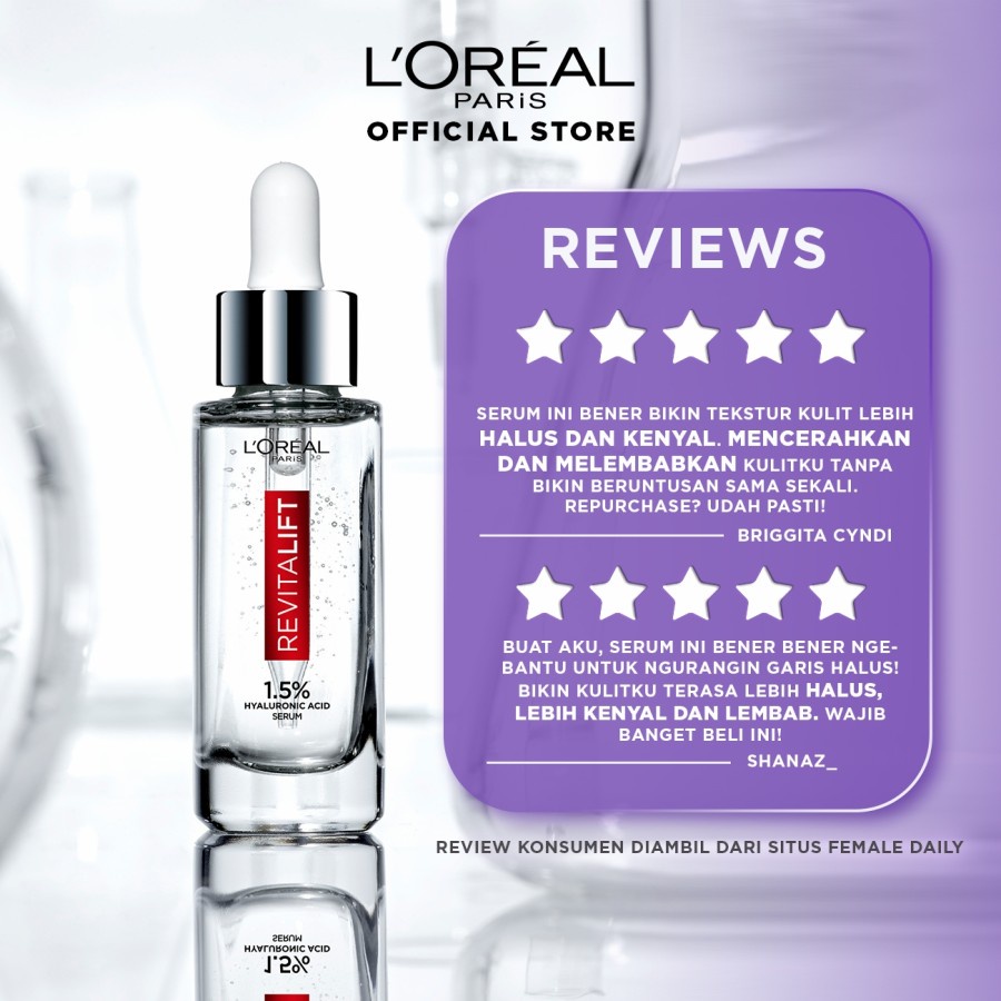 L'Oreal Paris Revitalift Serum Radiance Booster Kit Essence Original (Untuk Kulit Lembap dan Glowing)