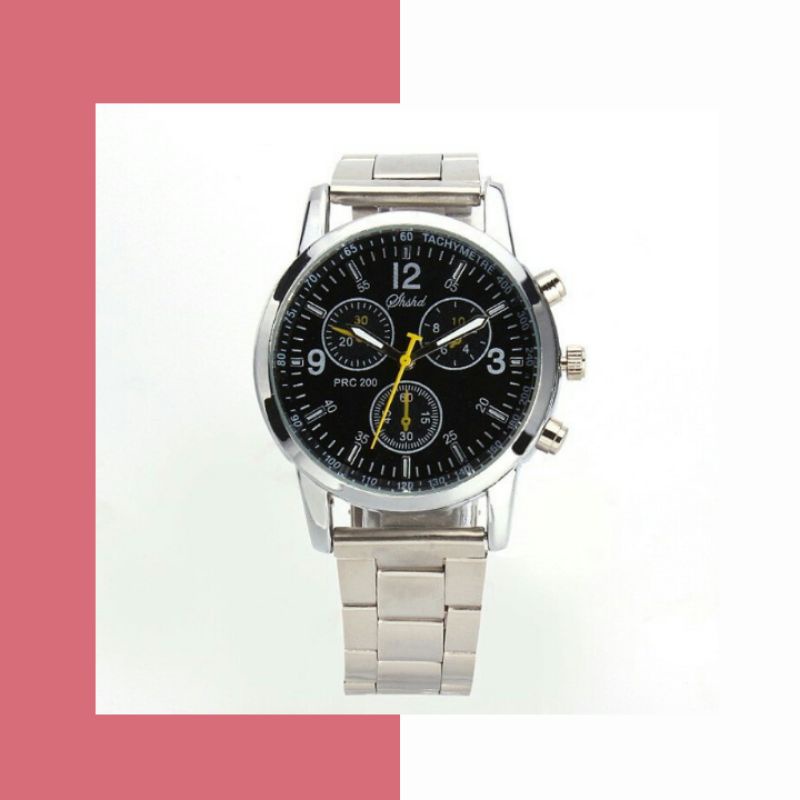 AM TANGAN SHSHD PRIA DAN WANITA SPORT RARIASI RANTAI JAM TANGAN STAINLESS STEEL JAM TANGAN PRIA FASHION JAM PRIA RANTAI