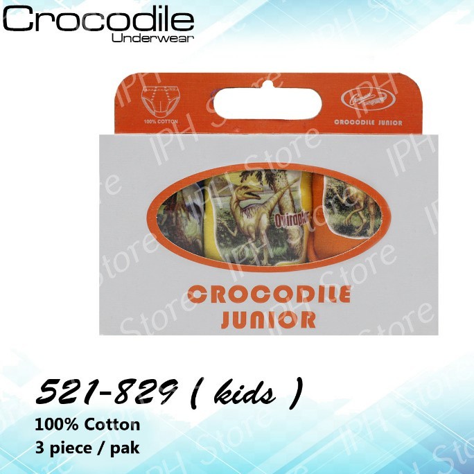 Celana Dalam Anak Laki-laki Crocodile Junior 521-829 (1 Box isi 3 Pieces)