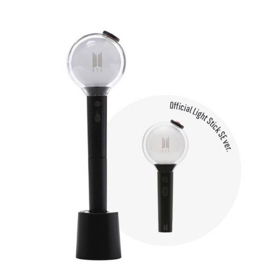 BTS Official Lightstick Pen / Box Display Putar Dengan Lampu Lightstick Pen BTS / Tempat Penyimpanan
