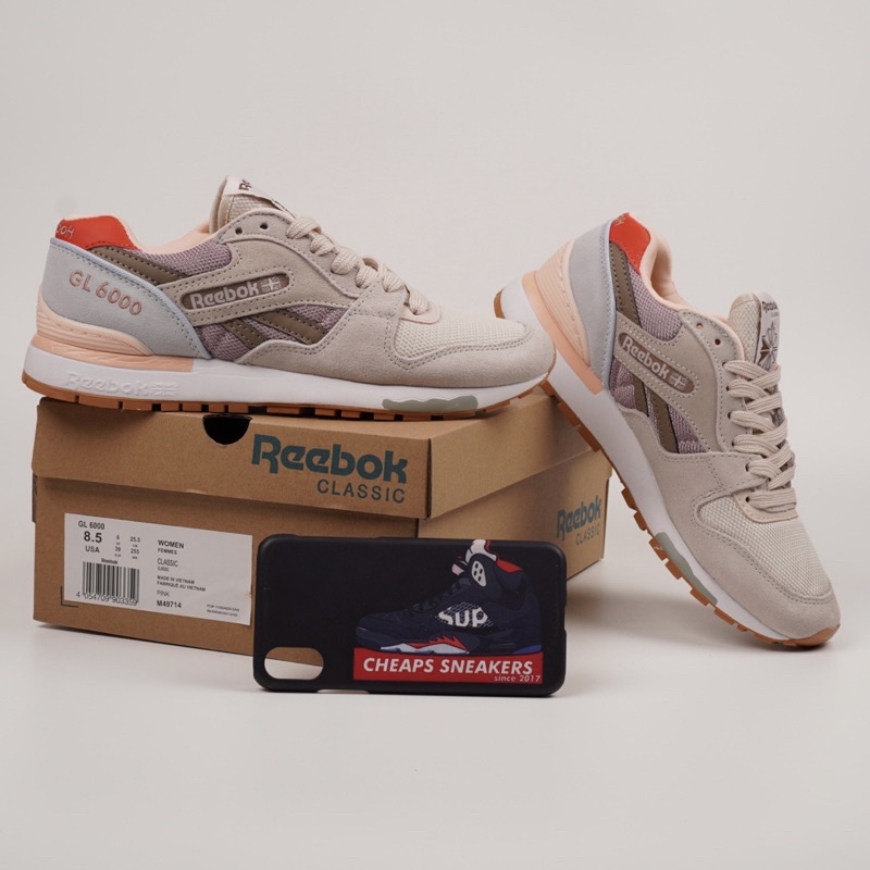Sepatu Reebok Classic GL 6000 Pink Sepatu Reebok Wanita