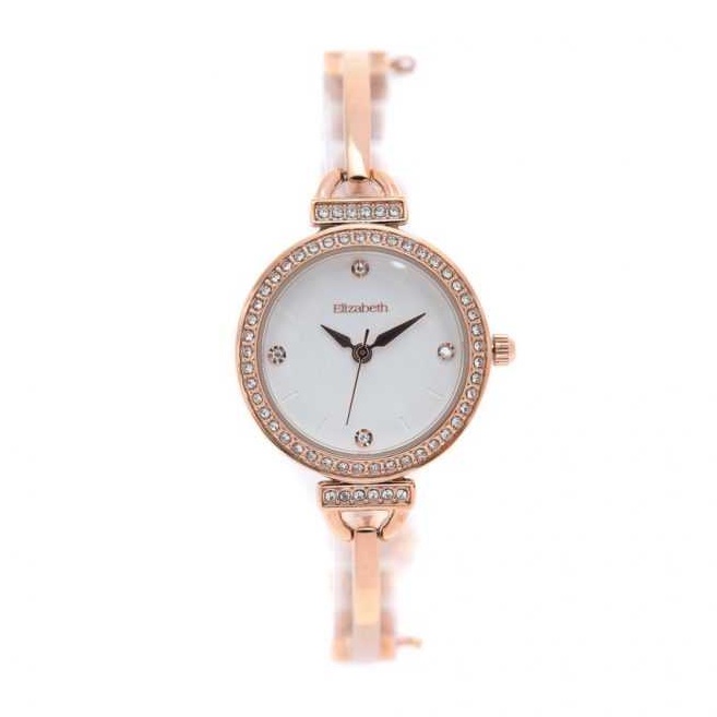 (JT.48) JAM TANGAN WANITA MERK ELIZABETH ORIGINAL