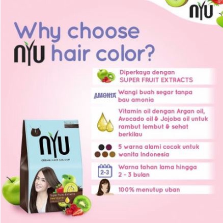 Cat Rambut NYU Creme Hair Color