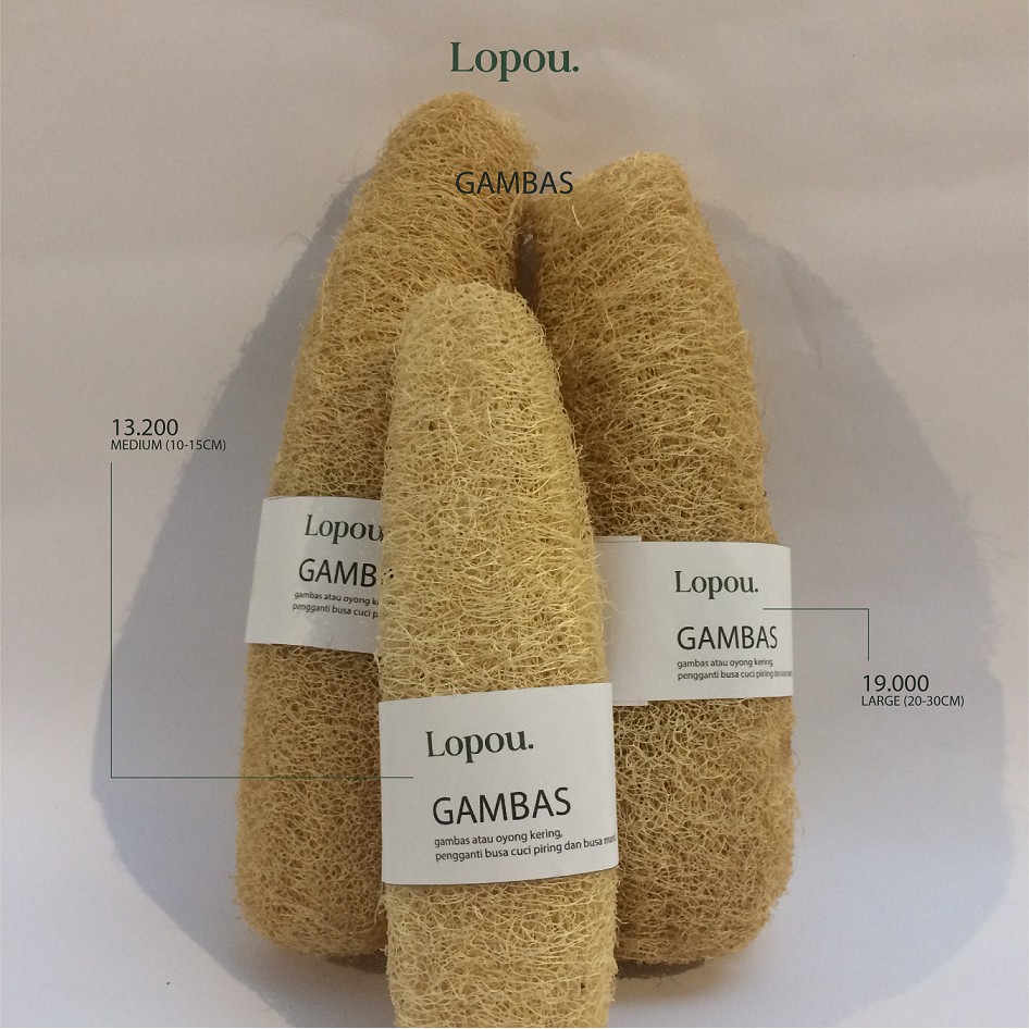 Lopou Gambas Oyong Kering Large 20 - 30 CM