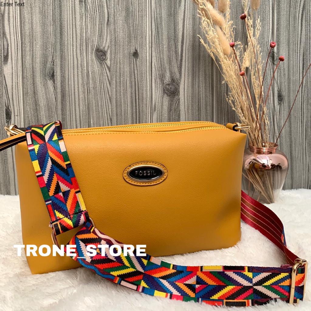 TAS SELEMPANG WANITA FOSIL 2 RUANG BEST SELLER