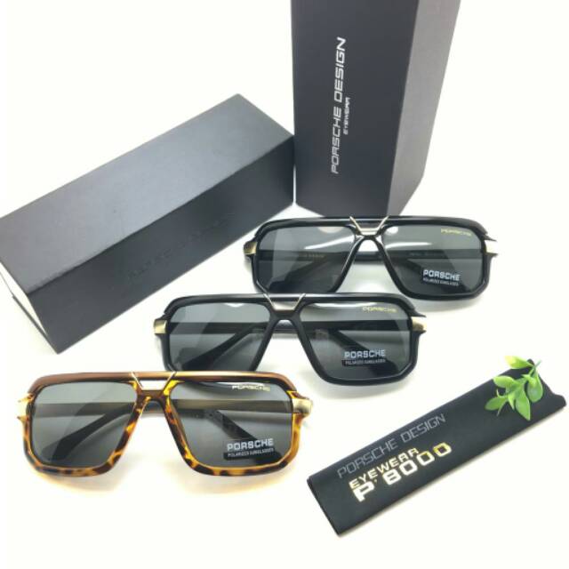 BISA COD || BEST SELLER KACA MATA PORSCHE DESIGN P8760 LENSA POLAROID SUPER FULLSET