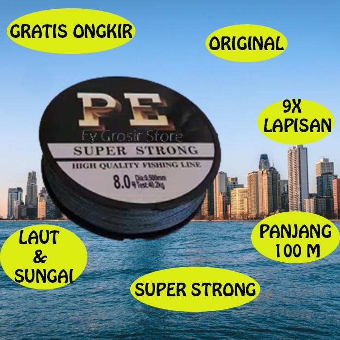 SENAR PANCING PE ALAT PANCING TALI PANCING PERALATAN PANCING PERLENGKAPAN PANCING MURAH