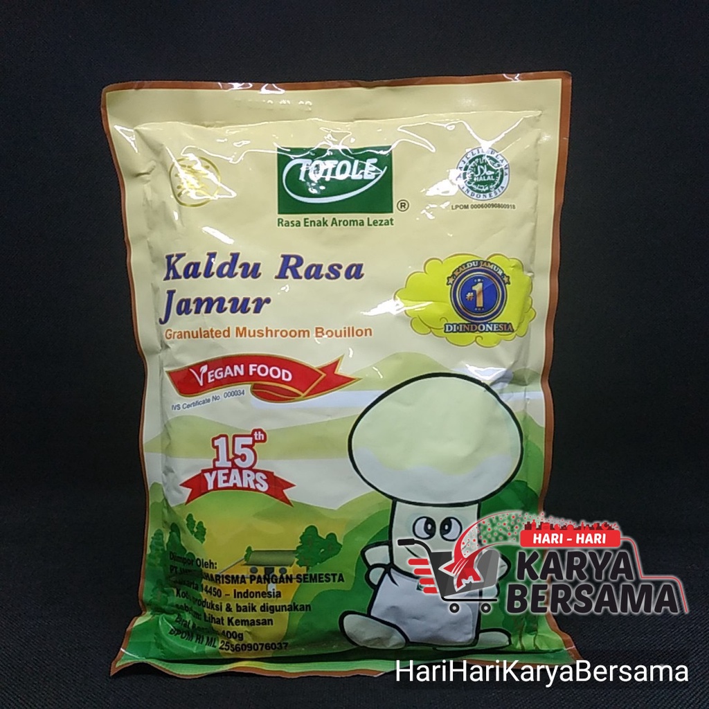 

PENYEDAP JAMUR TOTOLE MOKO CENG 400GR
