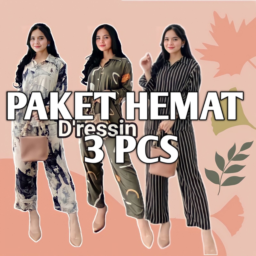 3PCS PAKET HEMAT ONE SET RAYON