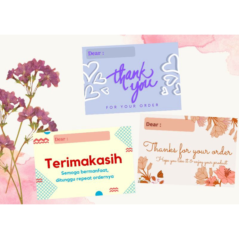 

Stiker Ucapan Olshop 3pcs