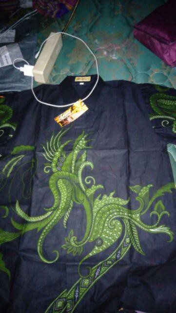 Kemeja Batik Pria Lengan Pendek Size M L Xl Xxl  Bswart Batik