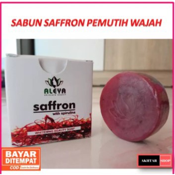 Sabun Saffron Pemutih, Sabun Saffron Aleya, Sabun Glowing Saffron