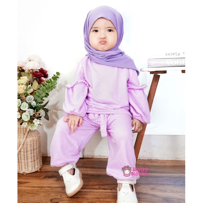 Baju Muslim Anak  Perempuan Alika Series / One Set Anak / Set Baju Muslim Anak 0-5 Tahun