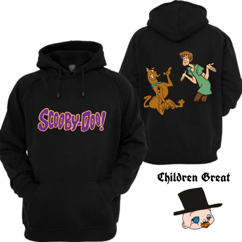 JAKET HOODIE SCOOBY DOO JACKET KARTUN VINTAGE FILM / ZIPPER MOVIE SWEATER SWEATSHIRT CREWNECK TEE
