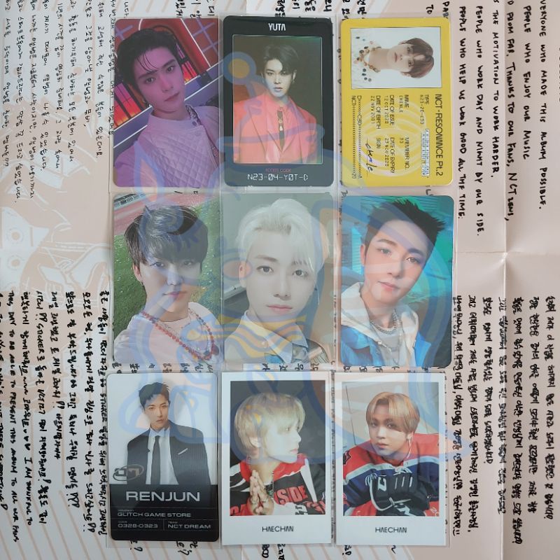[CLEARANCE SALE] PC STICKER PHOTOBOOK RESONANCE ARRIVAL DEPARTURE HELLO FUTURE GLITCH MODE POP UP ST