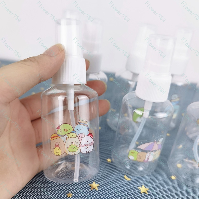 Roselife Cartoon Sumikko Gurashi Cosmetic Bottling 50ML Spray Bottle for Cosmetic Travel Size Bottles Container