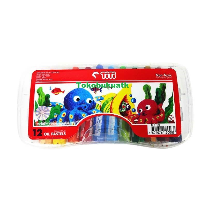 

Crayon Titi Oil Pastels 12 Warna