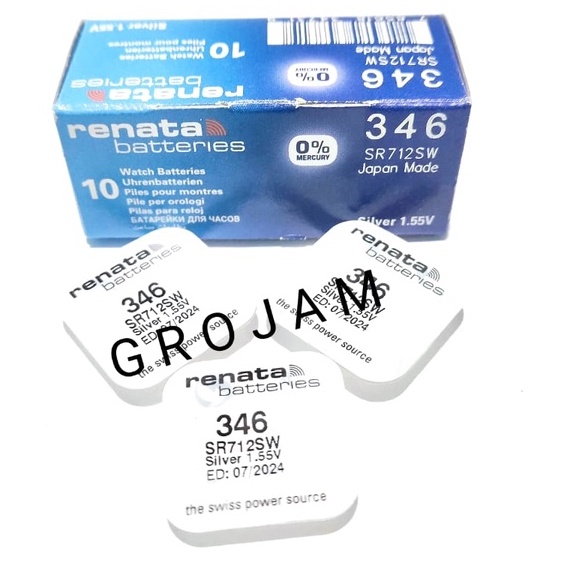 Baterai Renata SR712SW 346 712 SR712 712SW Original