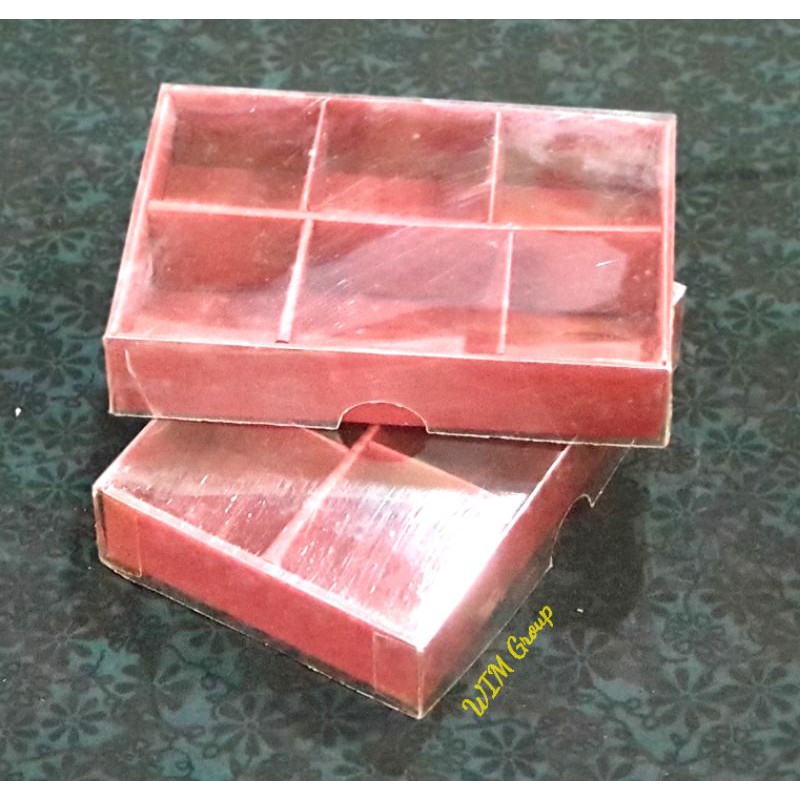 

[Sale] Box Cokelat/Praline/Cookies/Gift Sekat 6