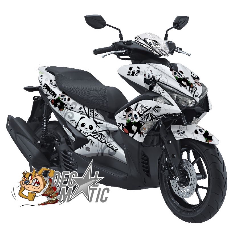 Stiker Full Body Decal Yamaha Aerox 155 NVX - Panda